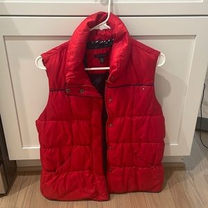 Tommy Hilfiger red puffy vest - Sz. Large